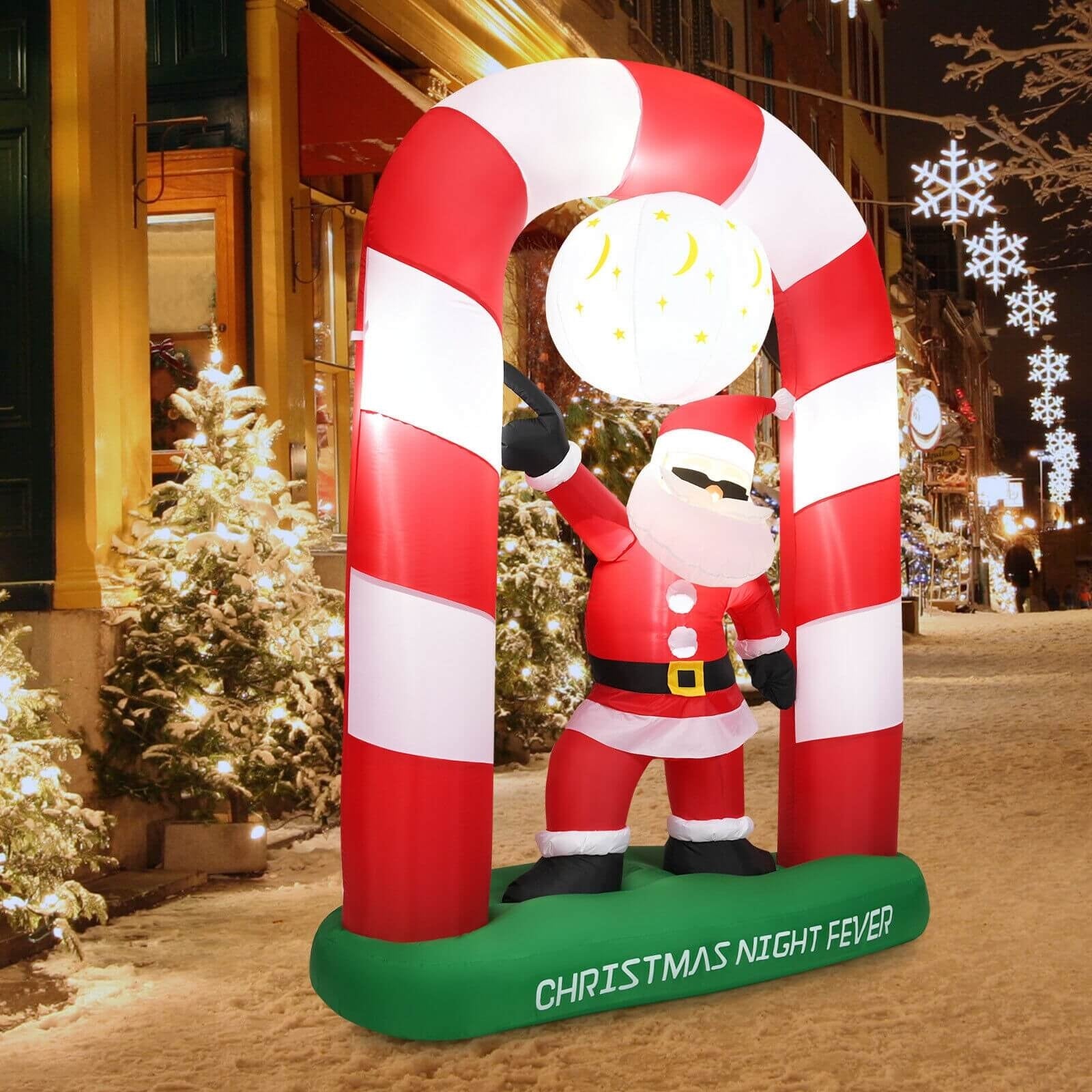 7.5 Feet Inflatable Christmas Lighted Santa Claus